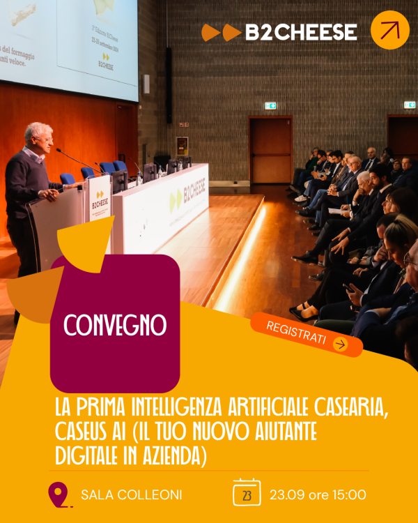 La prima intelligenza artificiale casearia, Caseus AI (il tuo nuovo aiutante digitale in azienda).